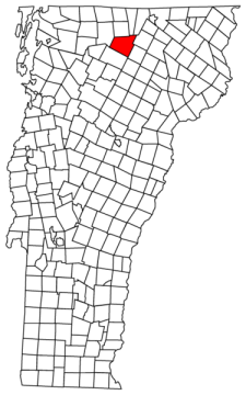 Lowell Location map